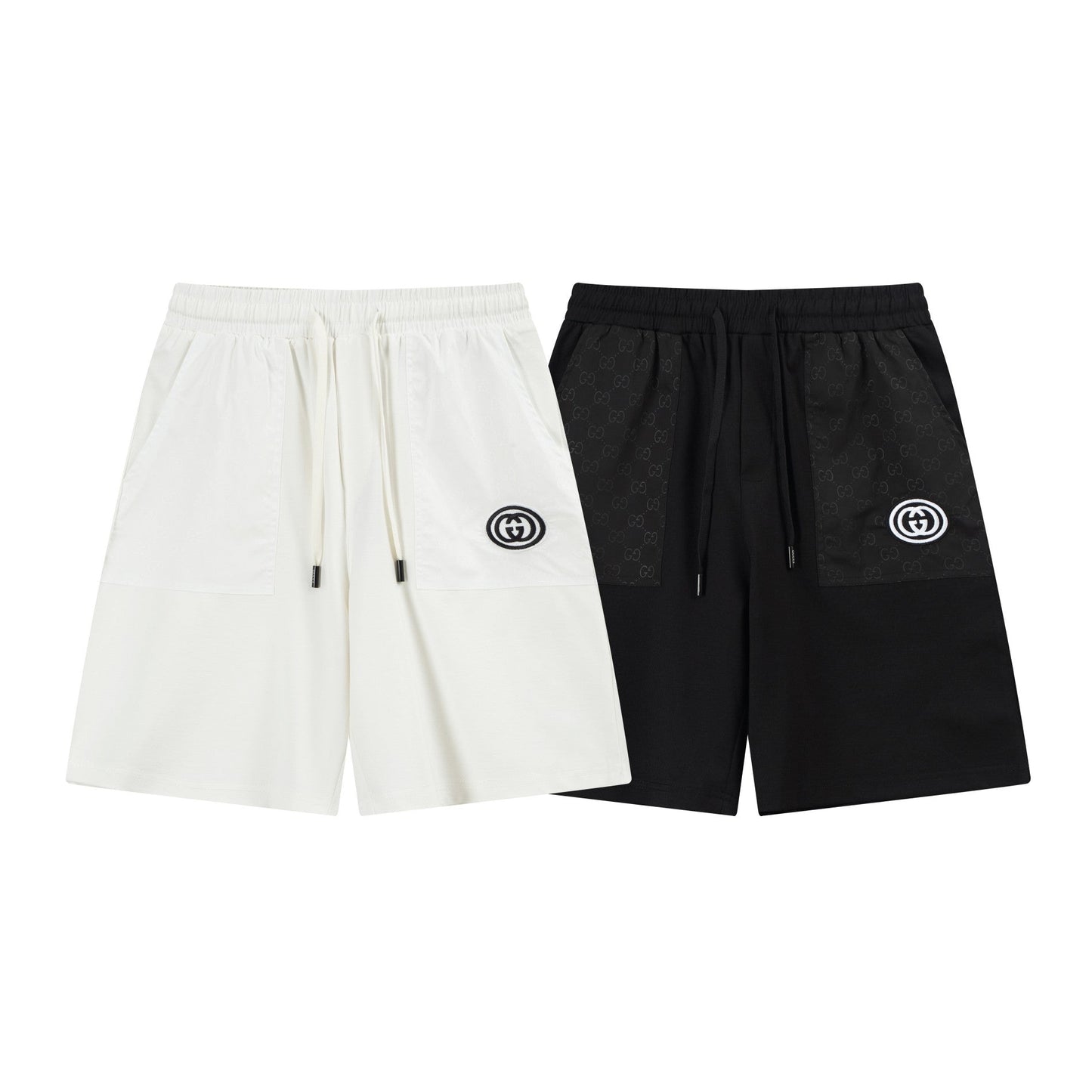 New double G logo shorts