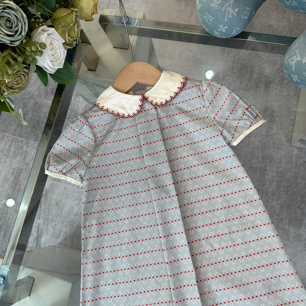 Doll neck dress