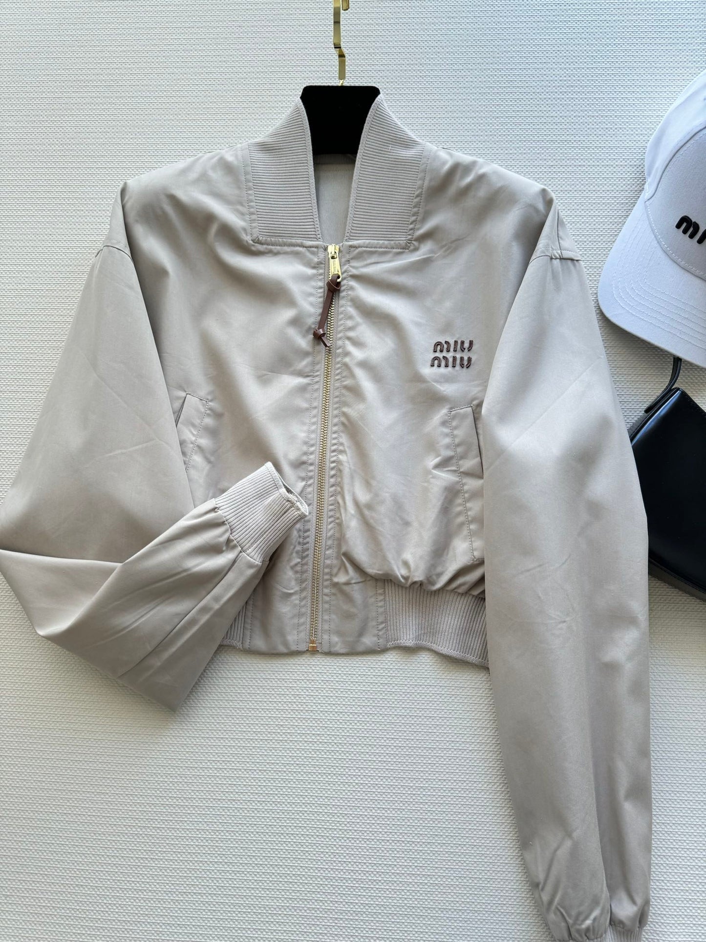 Micro Logo Zip-Up Jacket