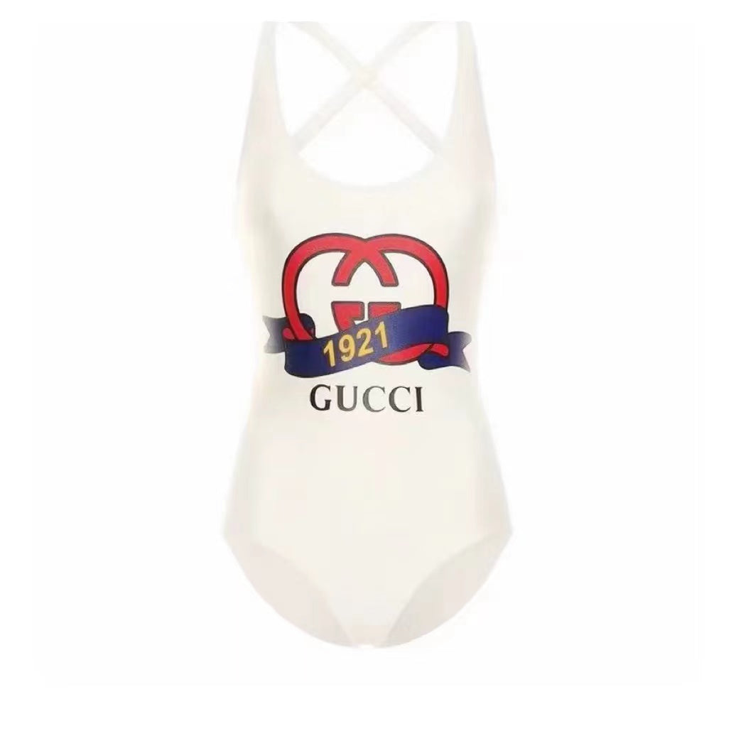 suspender one piece swimwear