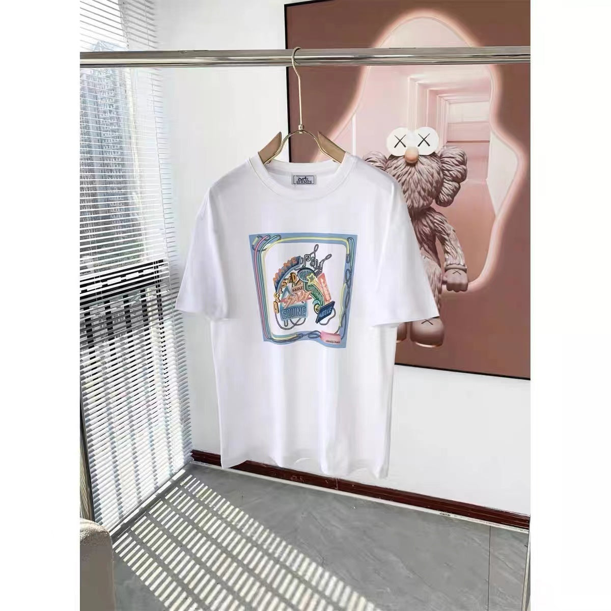 Logo graphic laminated T-shirt