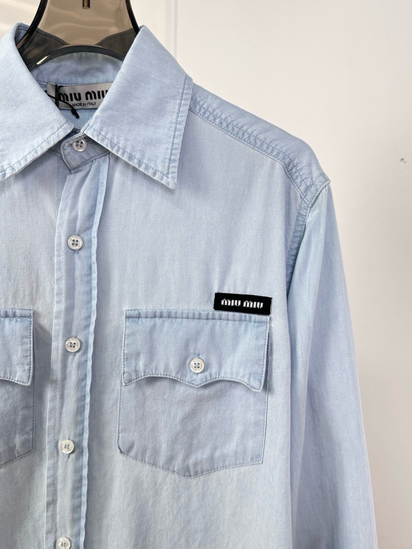 Light blue denim jacket