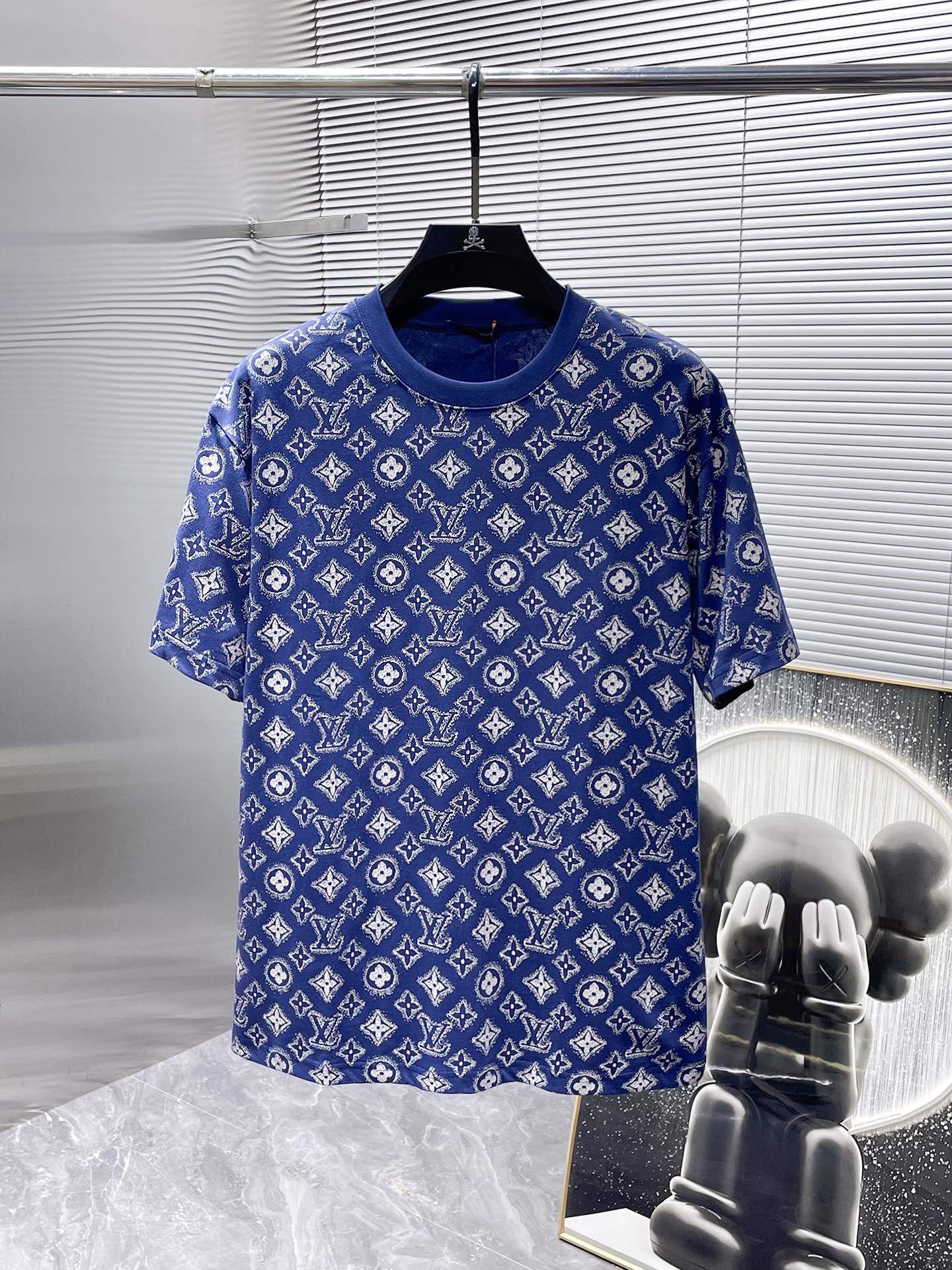 Presbyopia jacquard all over printed short sleeves