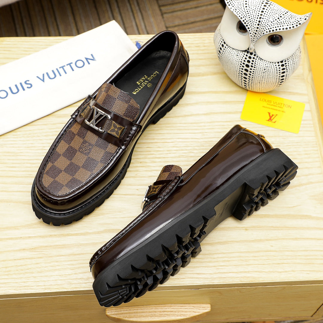 Loafers, high-end men's formal shoes and casual leather shoes