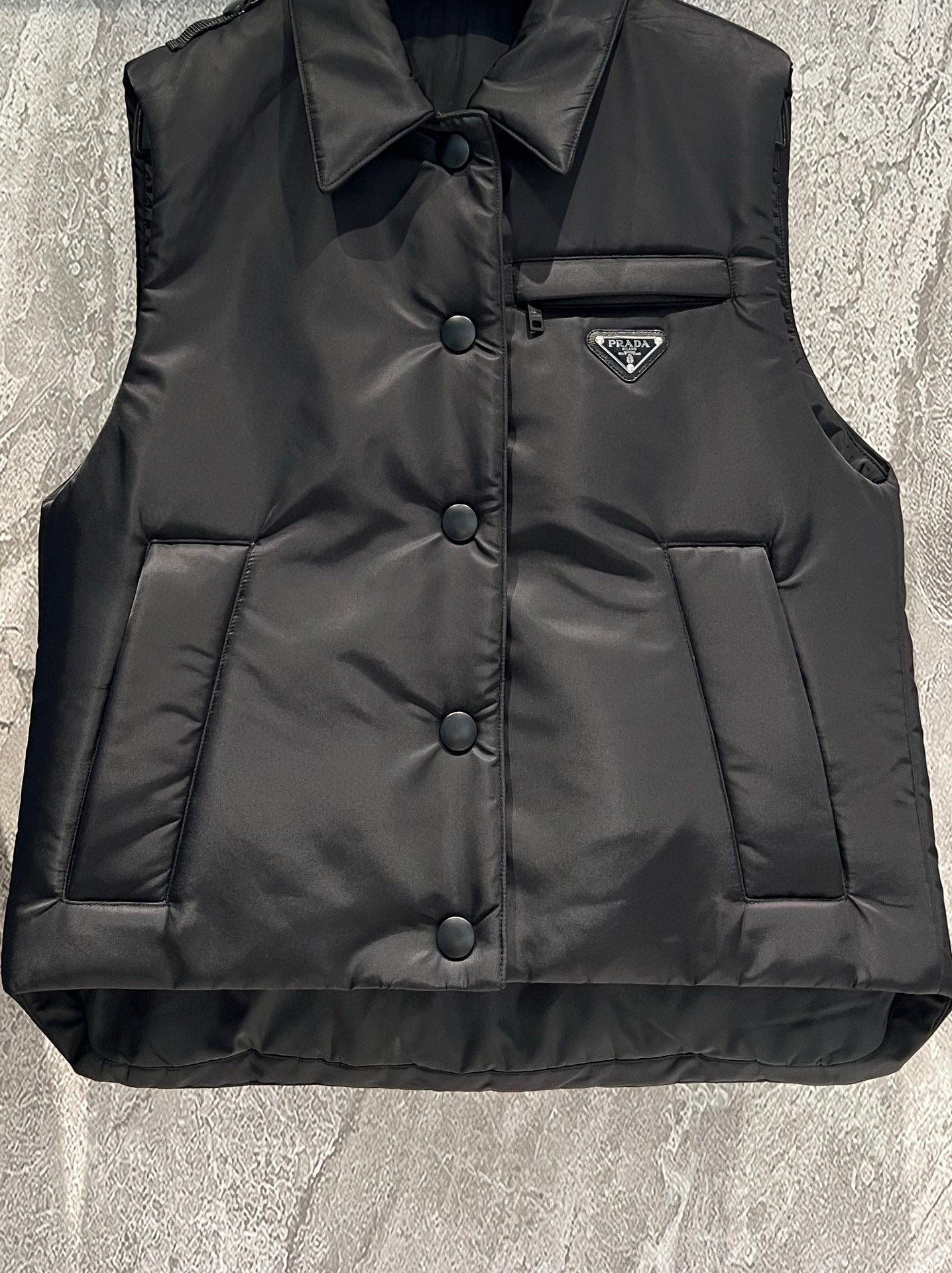 New Triangle Logo Down Vest