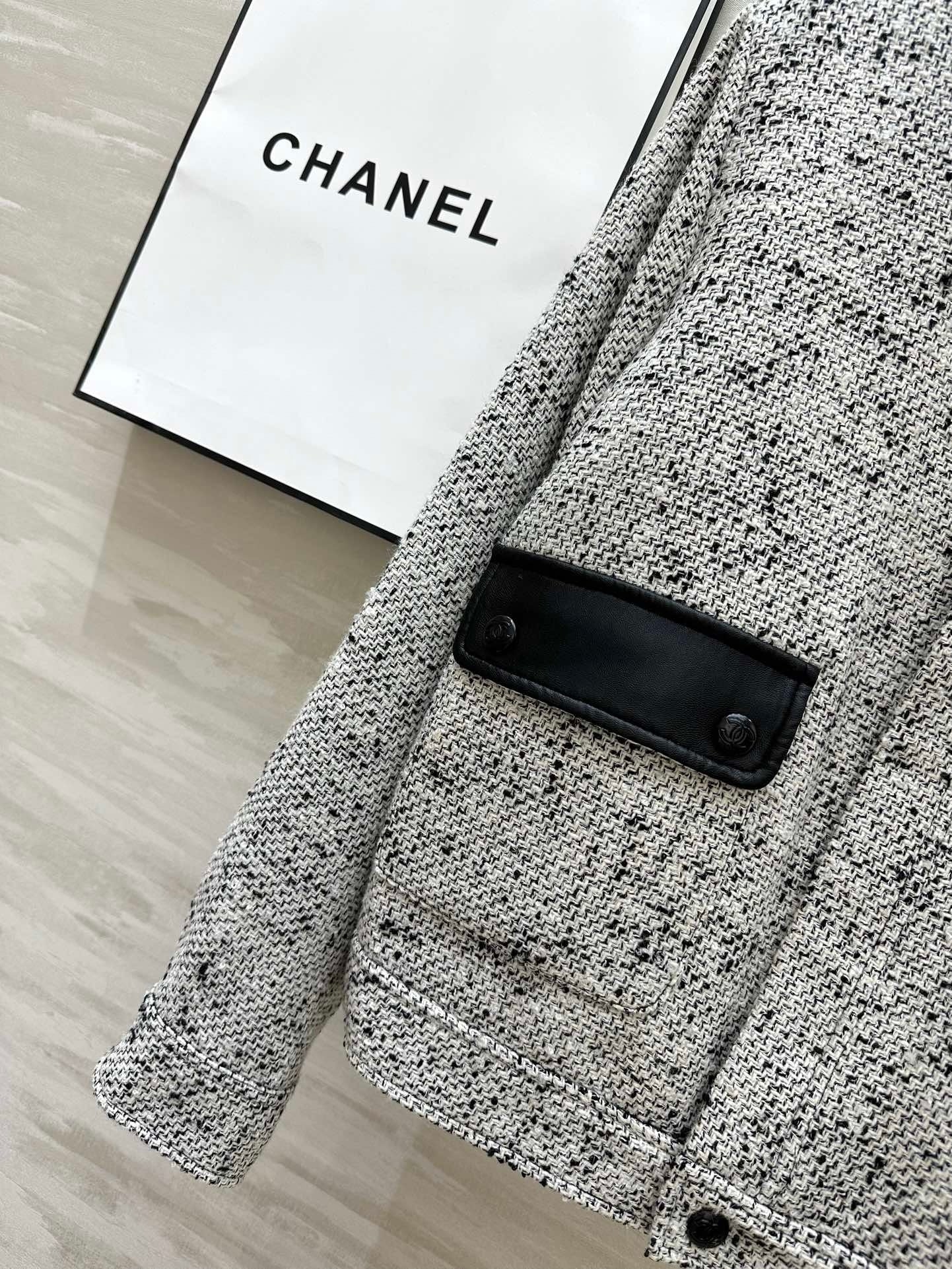 Lapel woven jacket