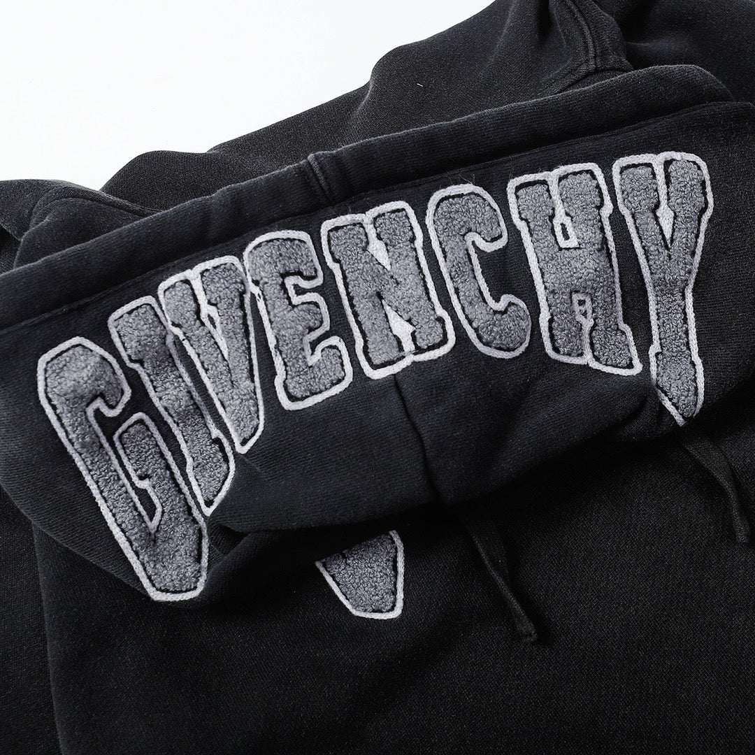 New Towel Embroidery Patch Embroidered Hooded Sweatshirt