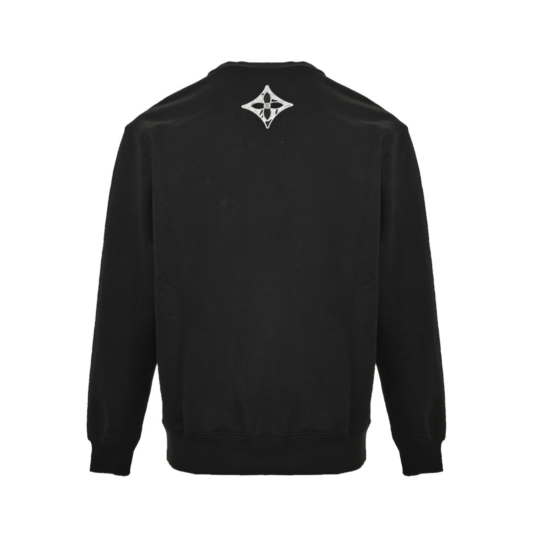 Ski Logo Embroidered Crew Neck Sweatshirt