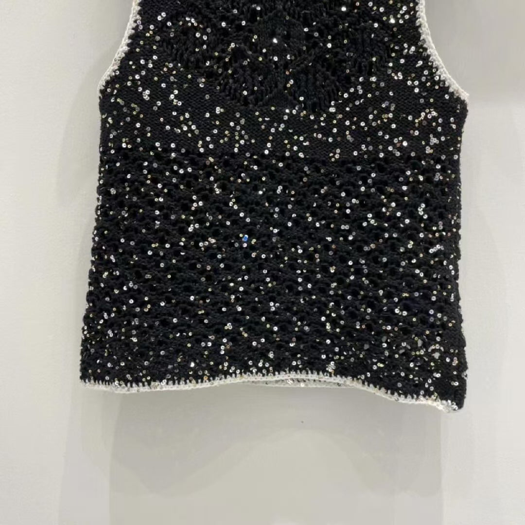 Sequined Camisole Set