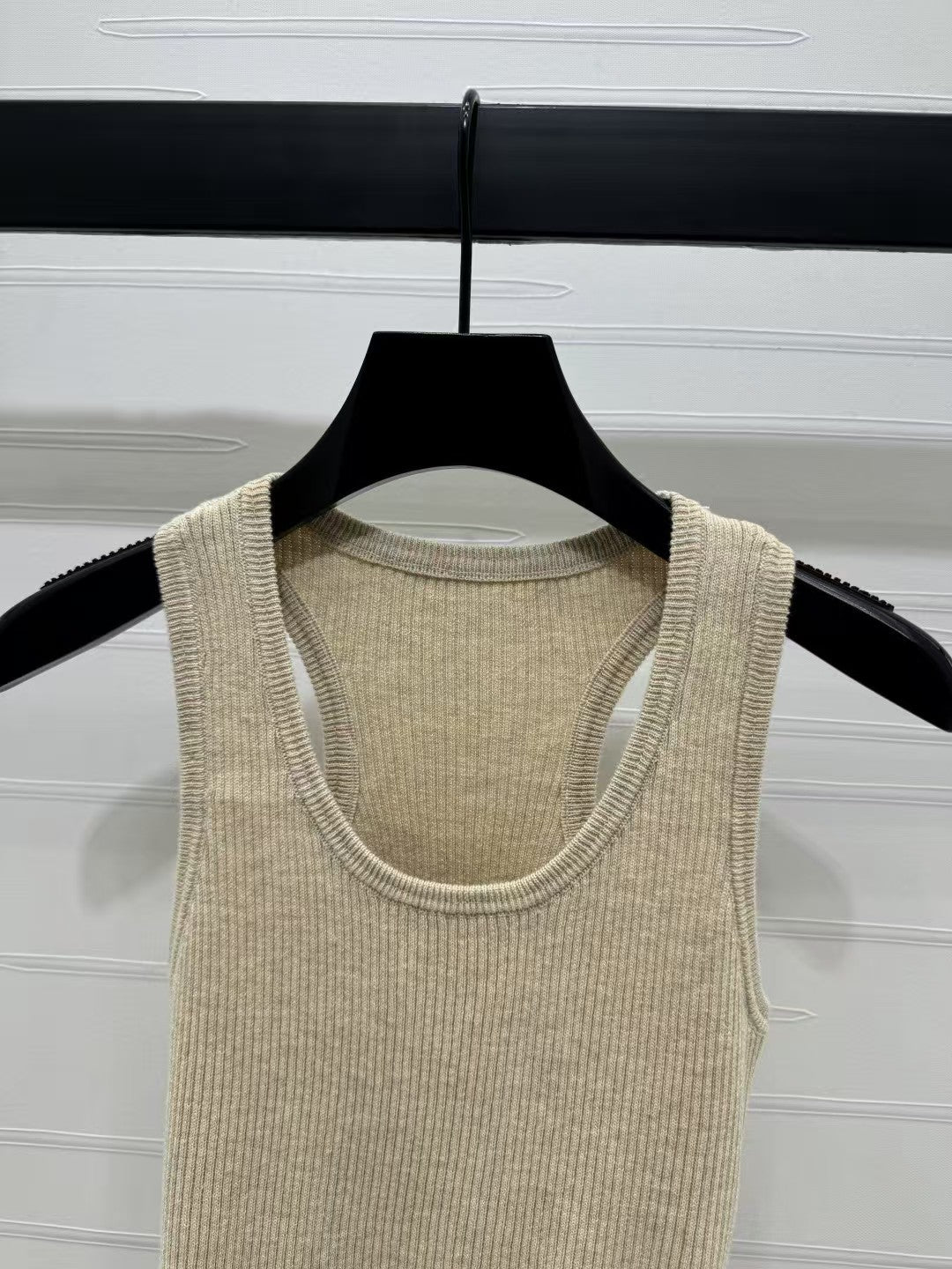 short knitted vest