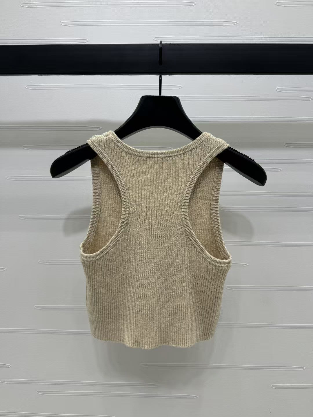 short knitted vest