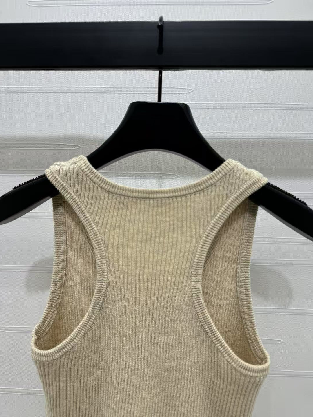 short knitted vest