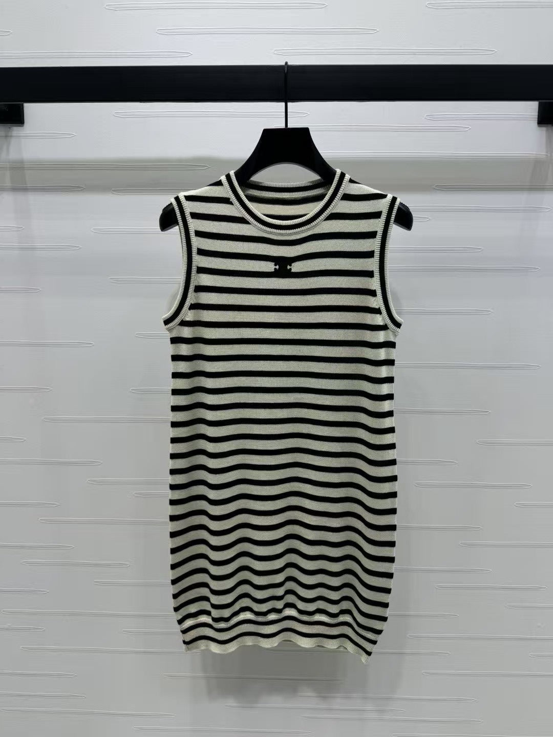 striped knitted sundress