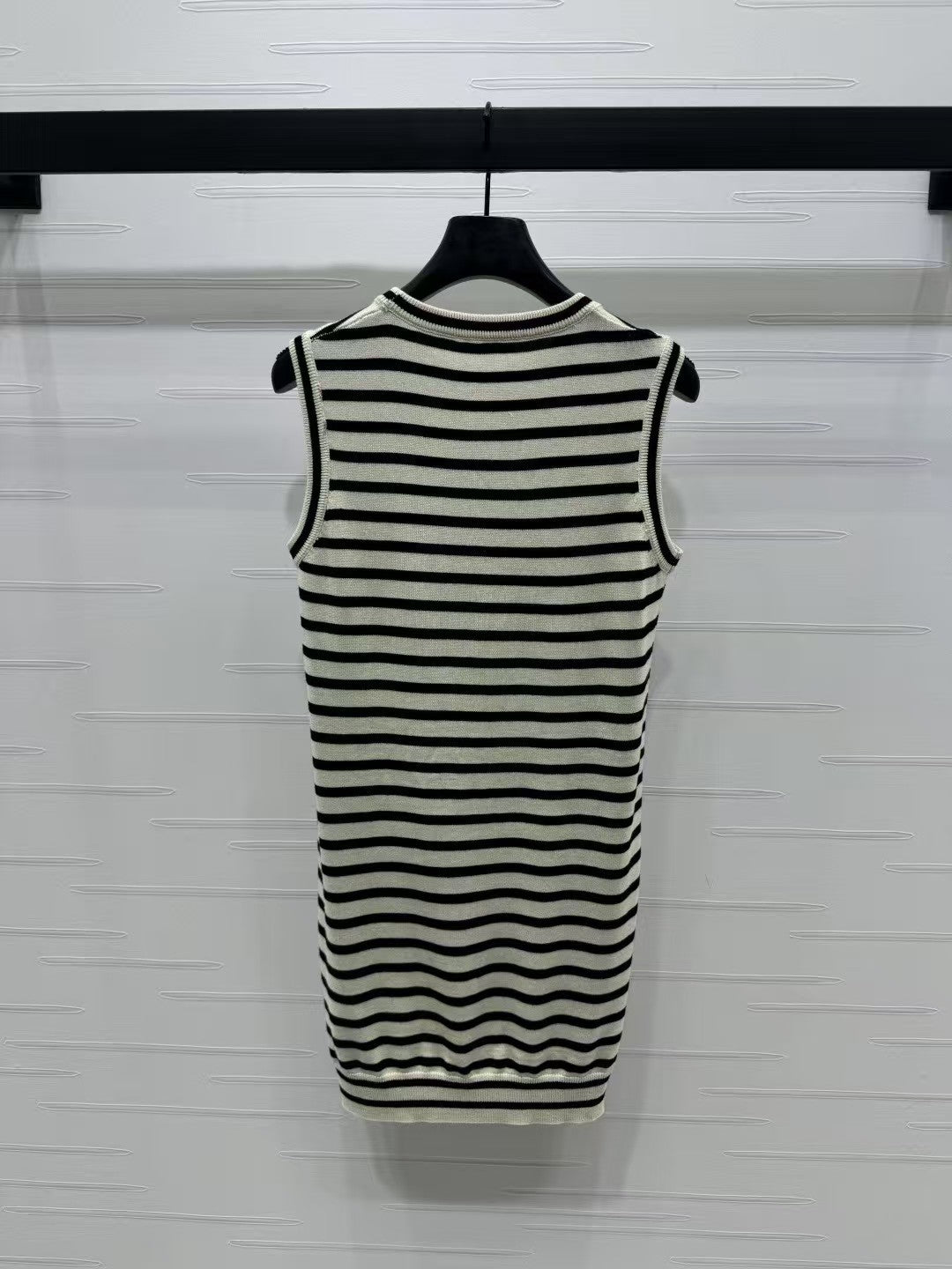 striped knitted sundress