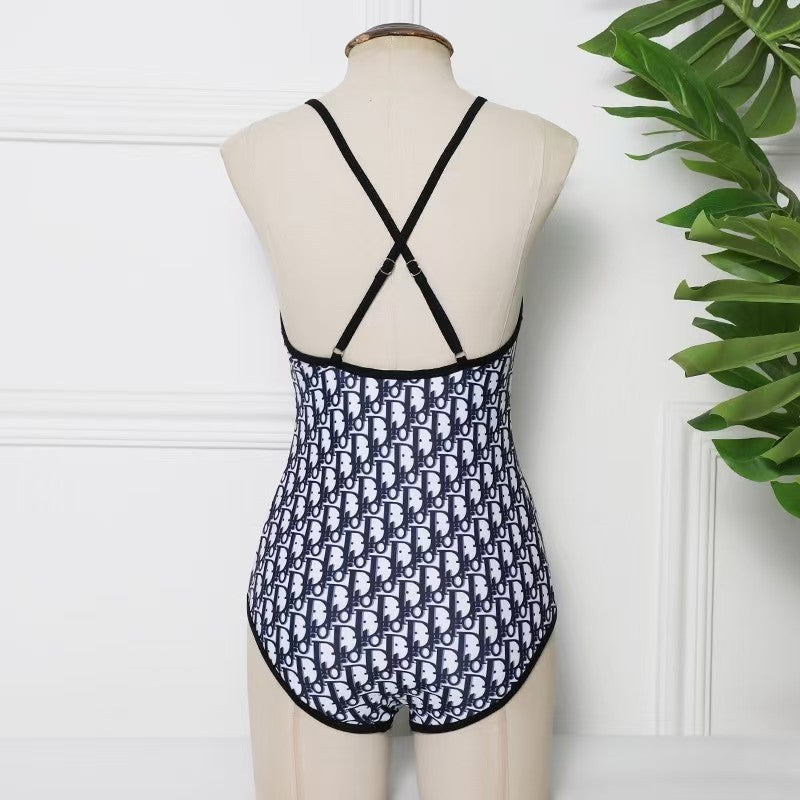 Halter back swimsuit