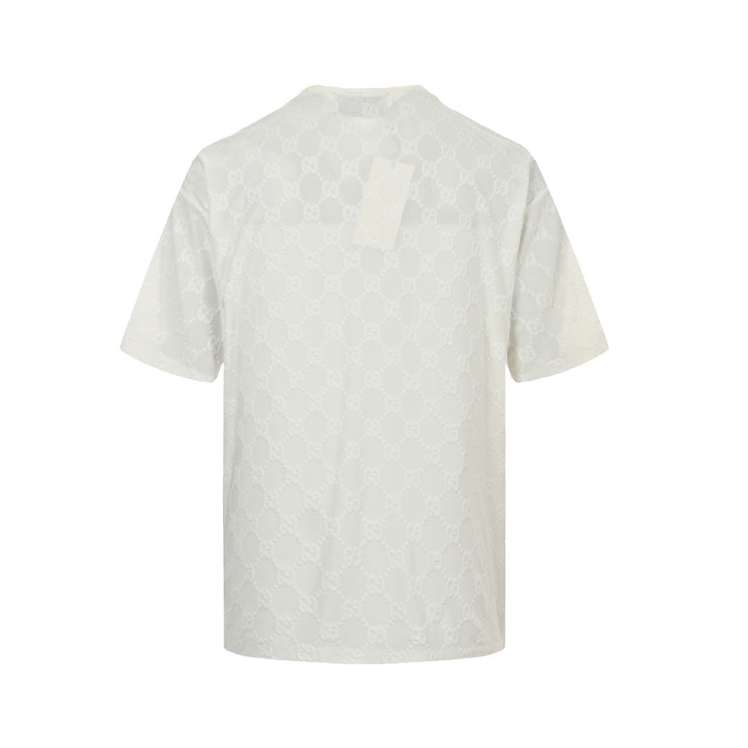 All-over double G jacquard short sleeves