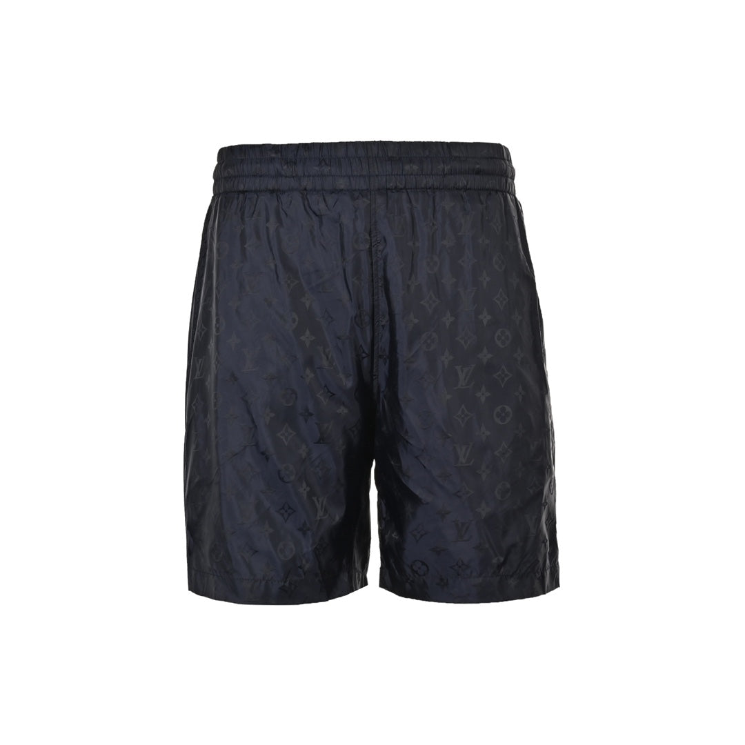 Classic all over printed dark pattern presbyopic beach shorts