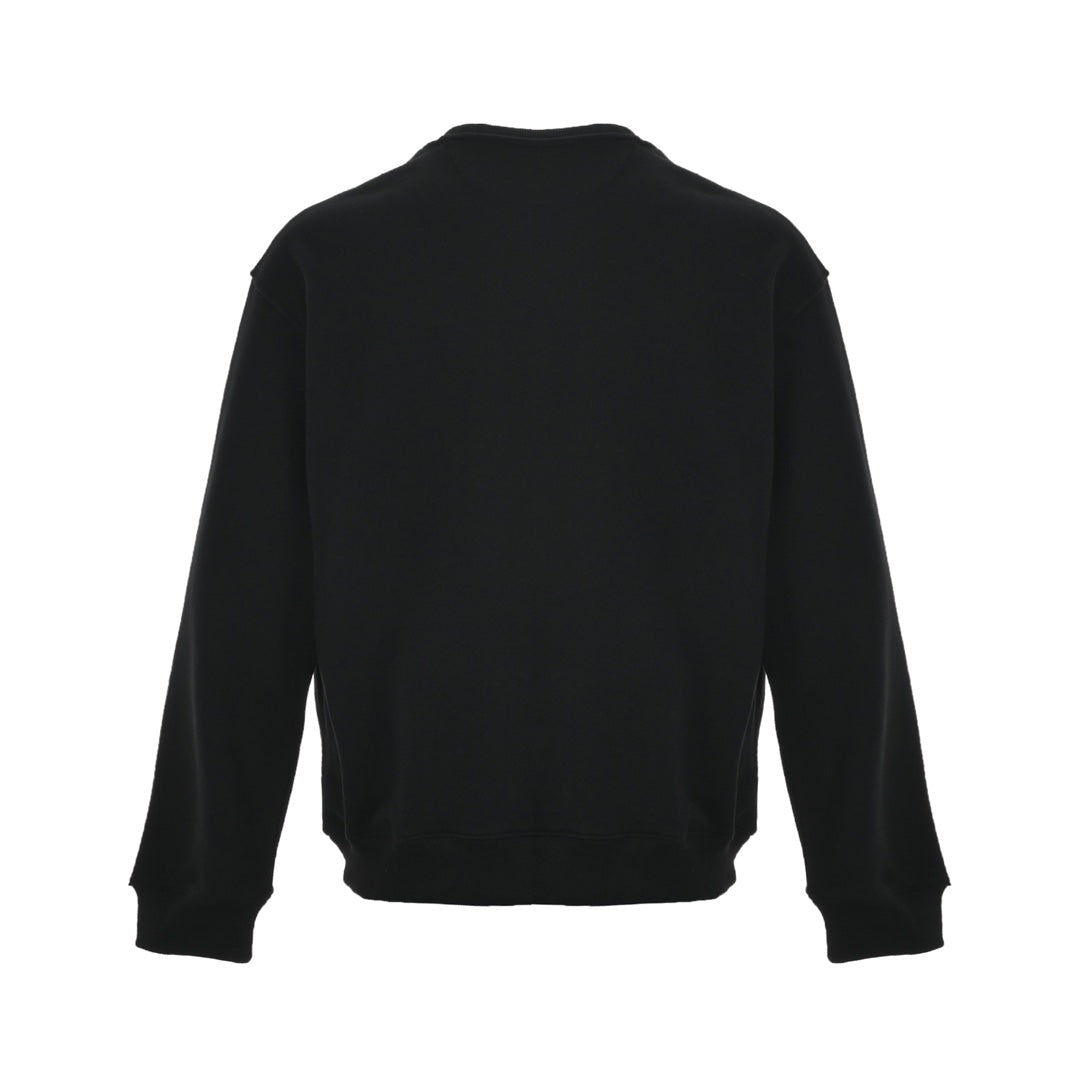 FF patch square label round neck sweatshirt