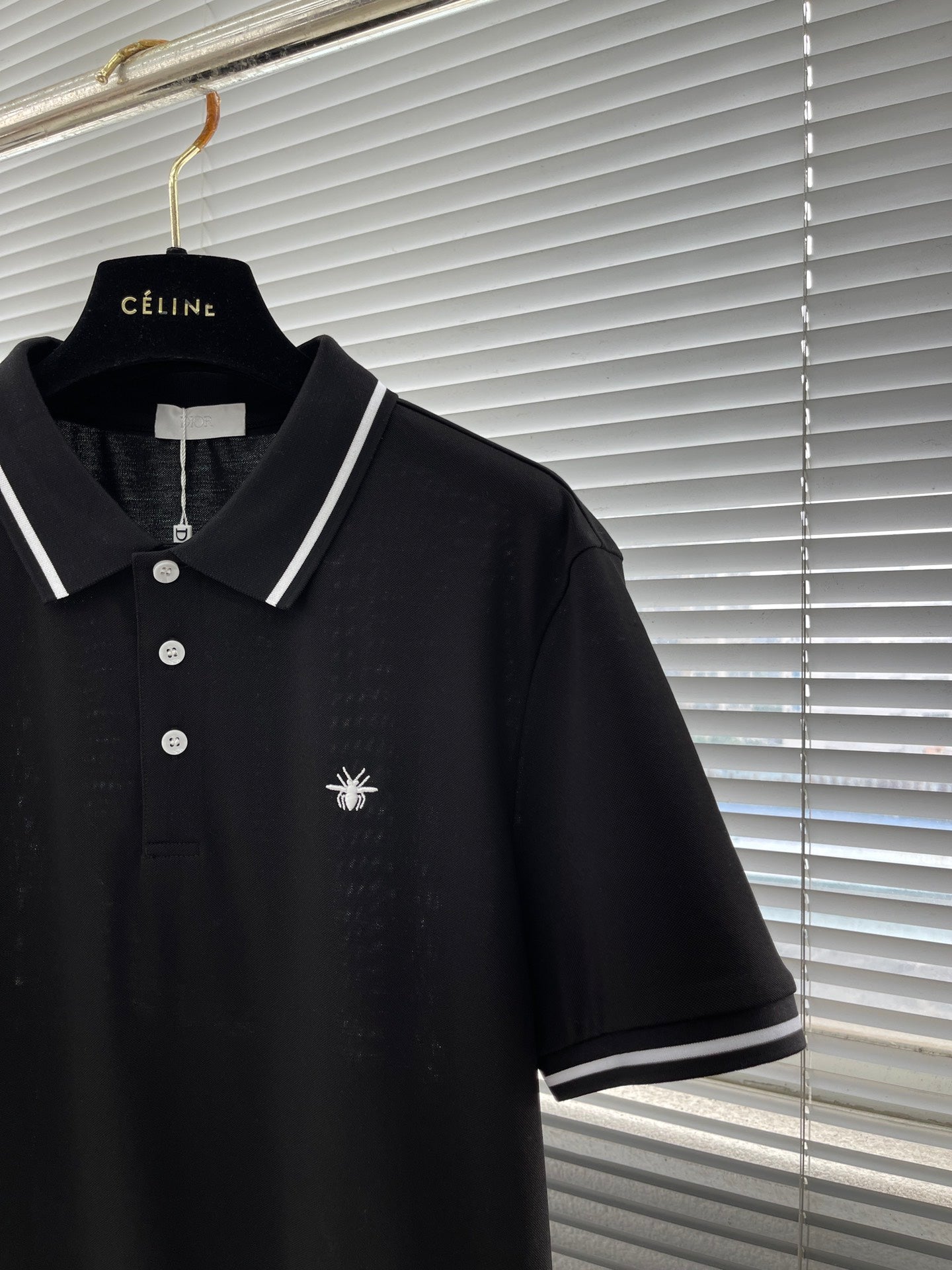 24SS classic embroidered short-sleeved polo shirt