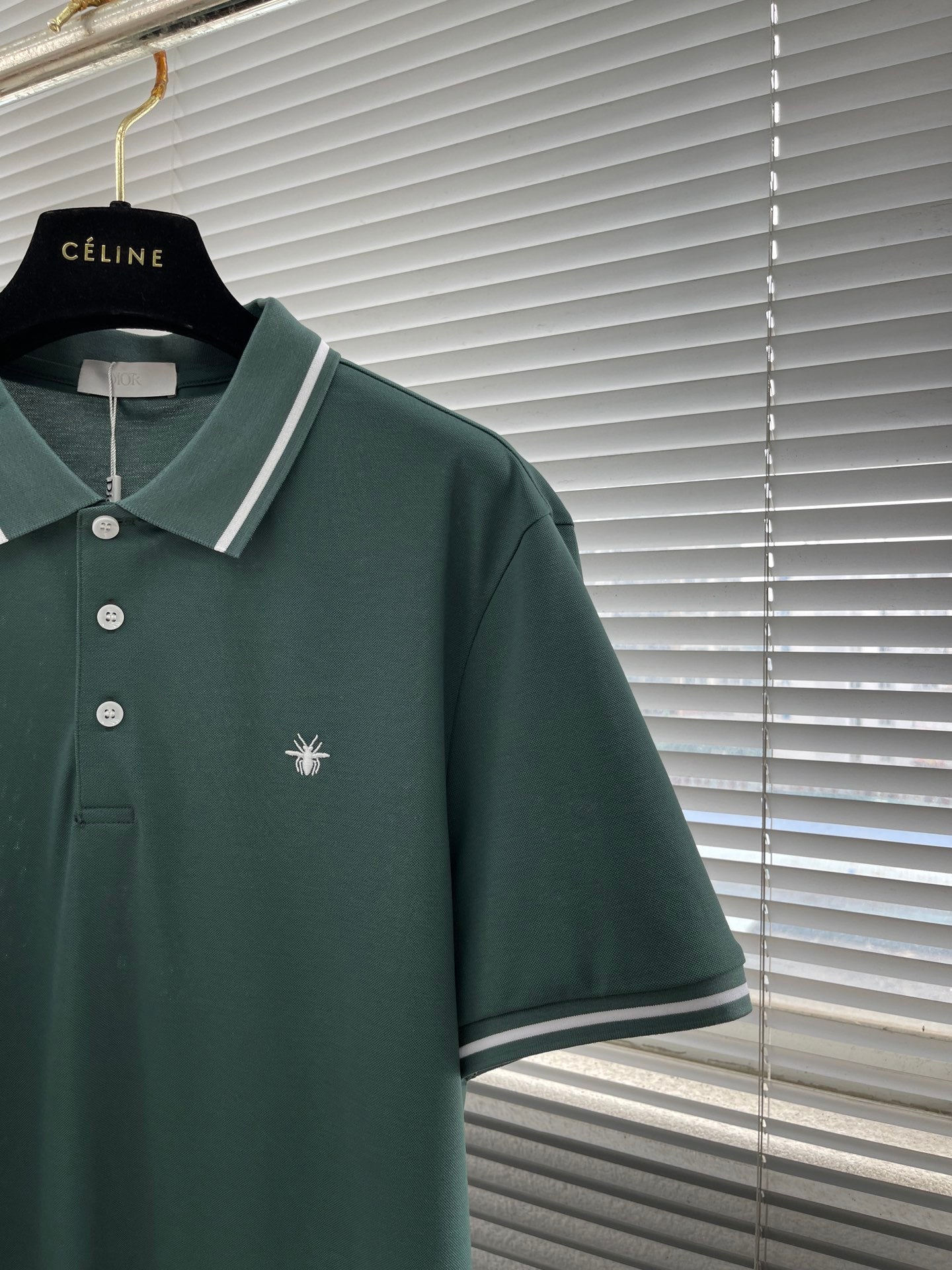 24SS classic embroidered short-sleeved polo shirt