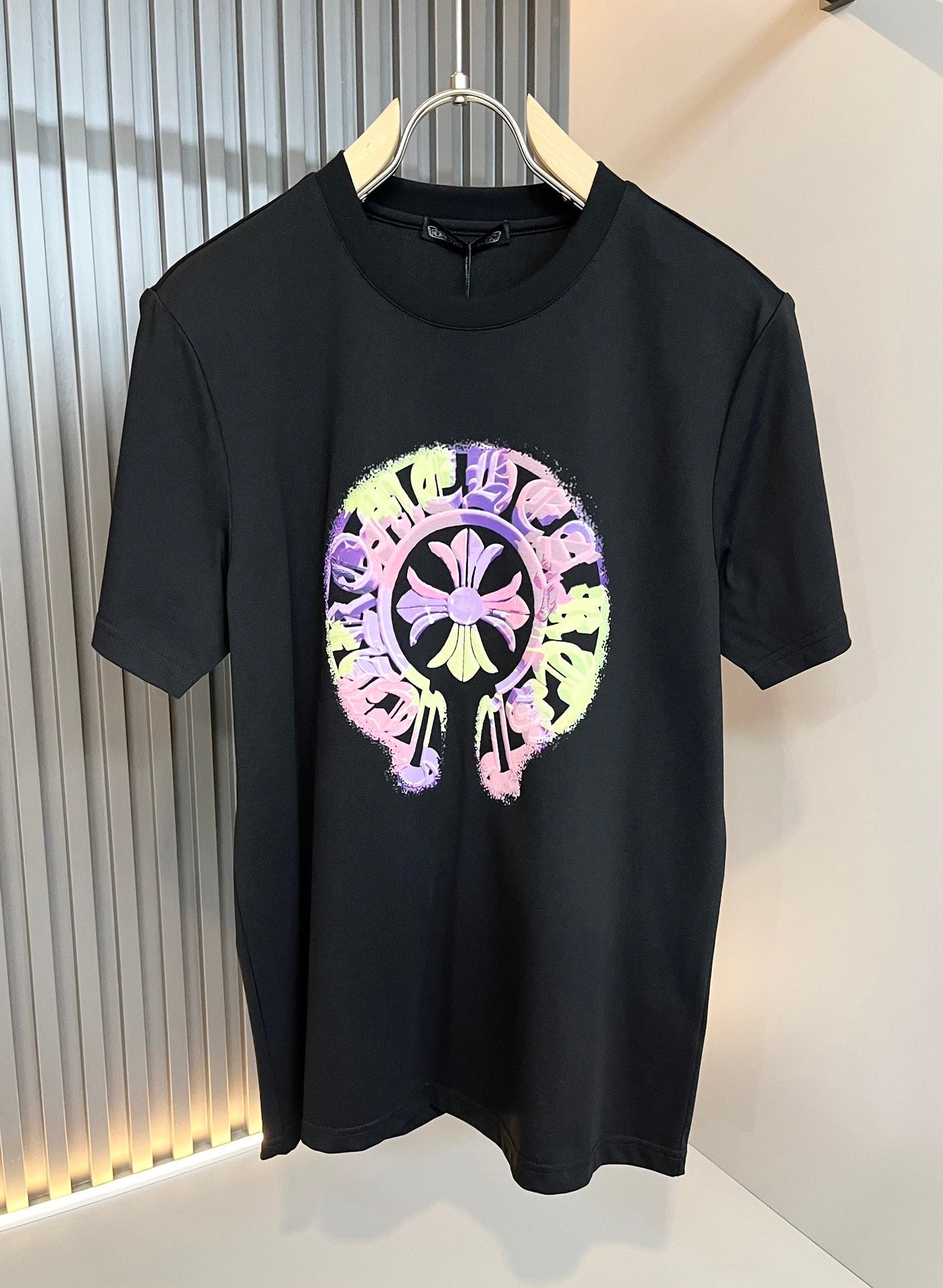 🔥🔥🔥24FW NEW CHROME HEARTS Colorful LOGO limited edition T-shirt