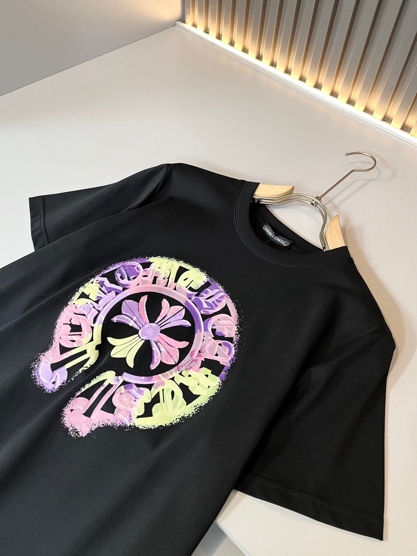 🔥🔥🔥24FW NEW CHROME HEARTS Colorful LOGO limited edition T-shirt