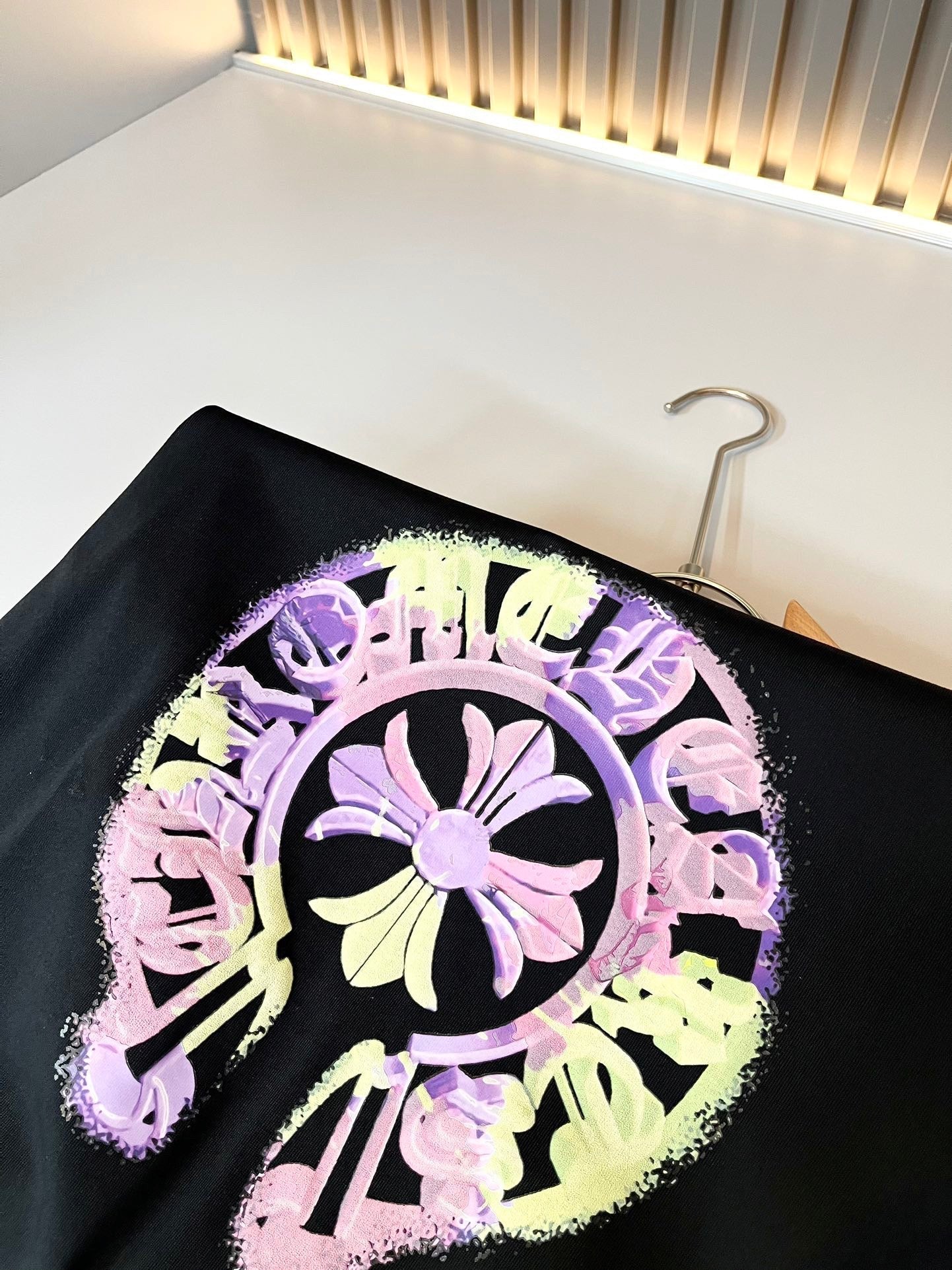 🔥🔥🔥24FW NEW CHROME HEARTS Colorful LOGO limited edition T-shirt