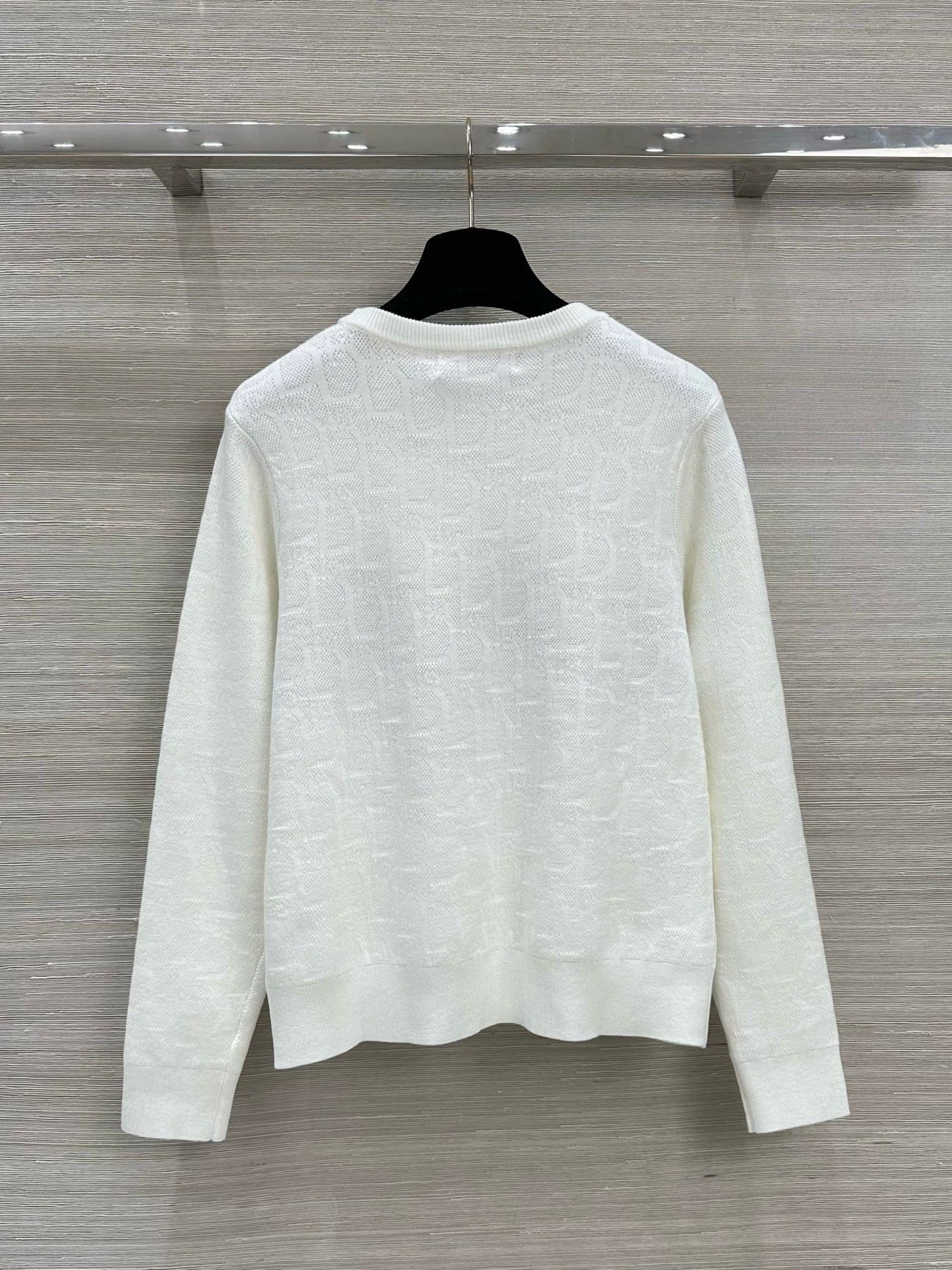 Cannage knitted top