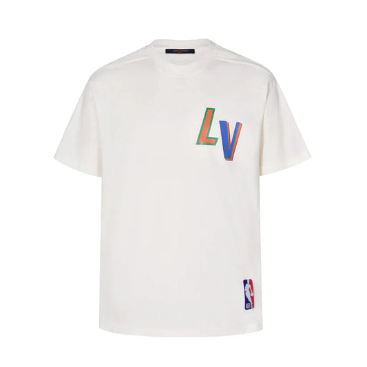 Rainbow letter short sleeves