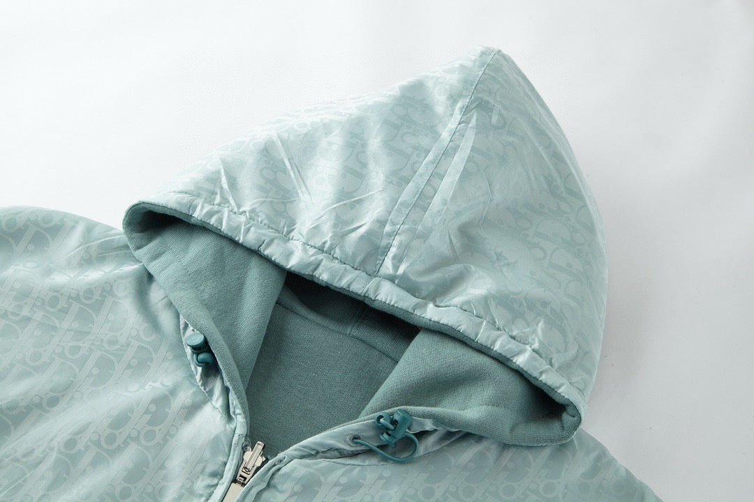 reversible hooded jacket