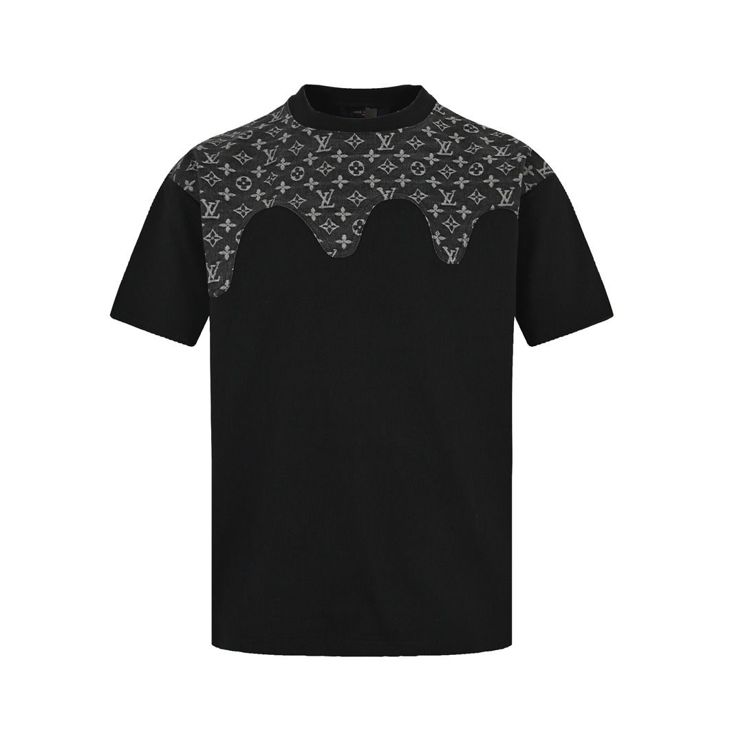 L's Printed Melting Ice Cream T-shirt - Black