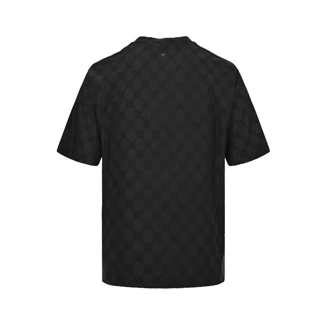 All-over double G jacquard short sleeves