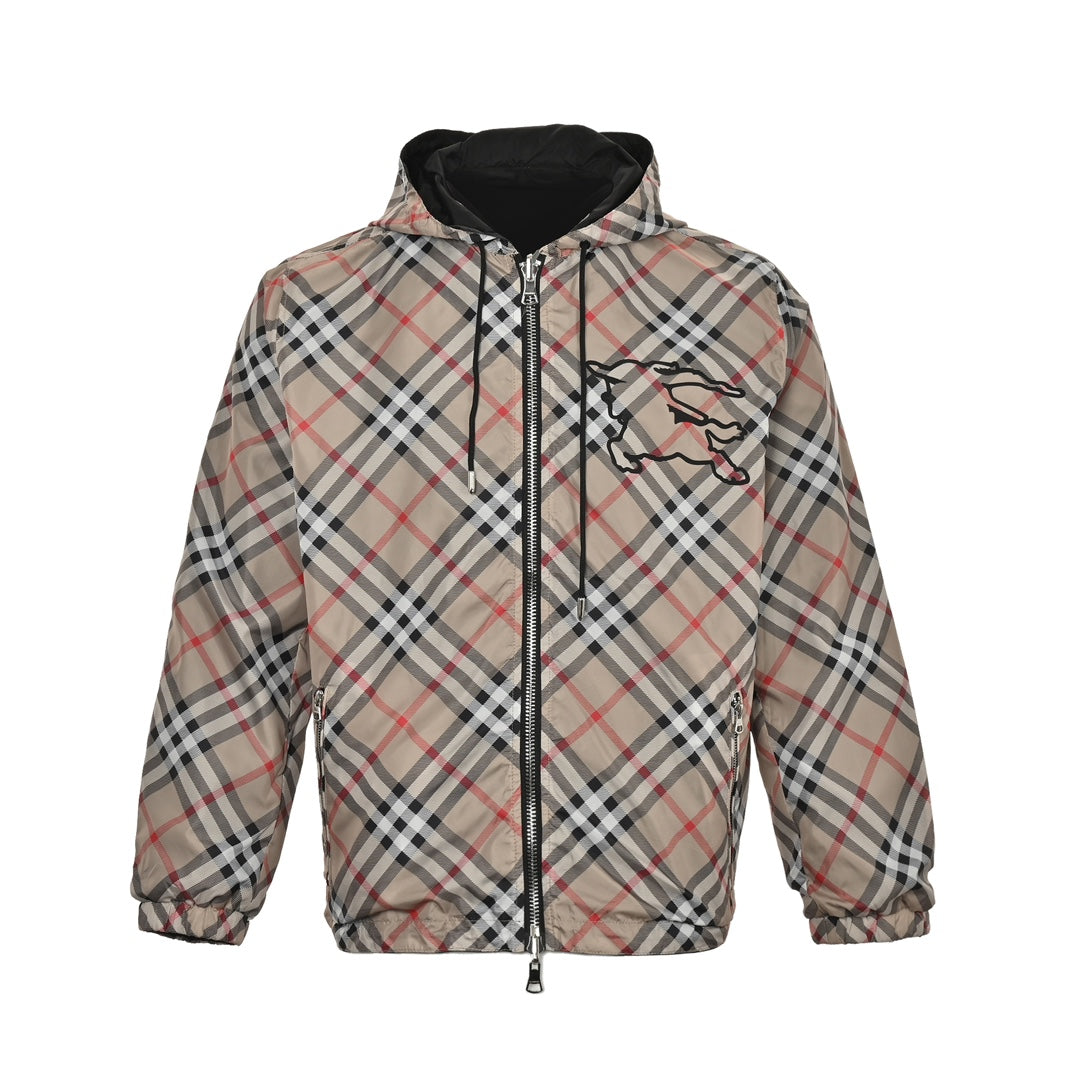 Plaid War Horse Reversible Jacket