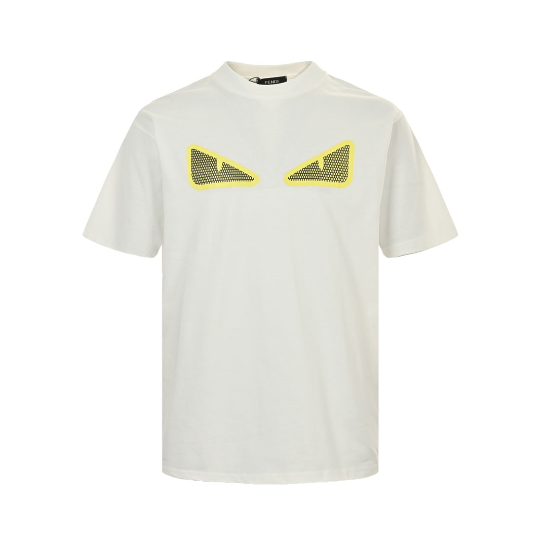 Little monster eye print short sleeves