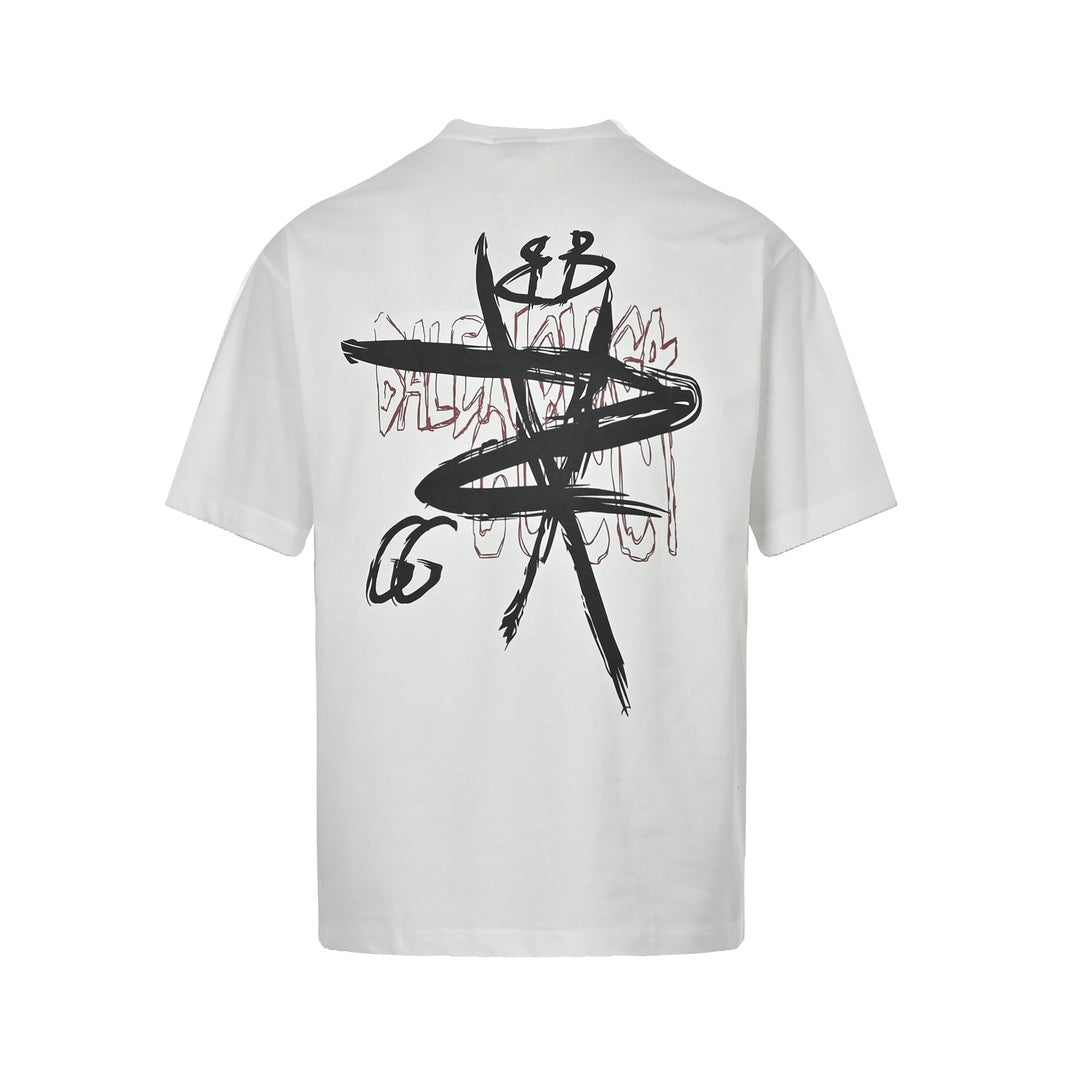 Joint style graffiti short sleeves