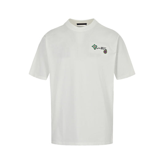 Embroidered Micro Seal Short Sleeves